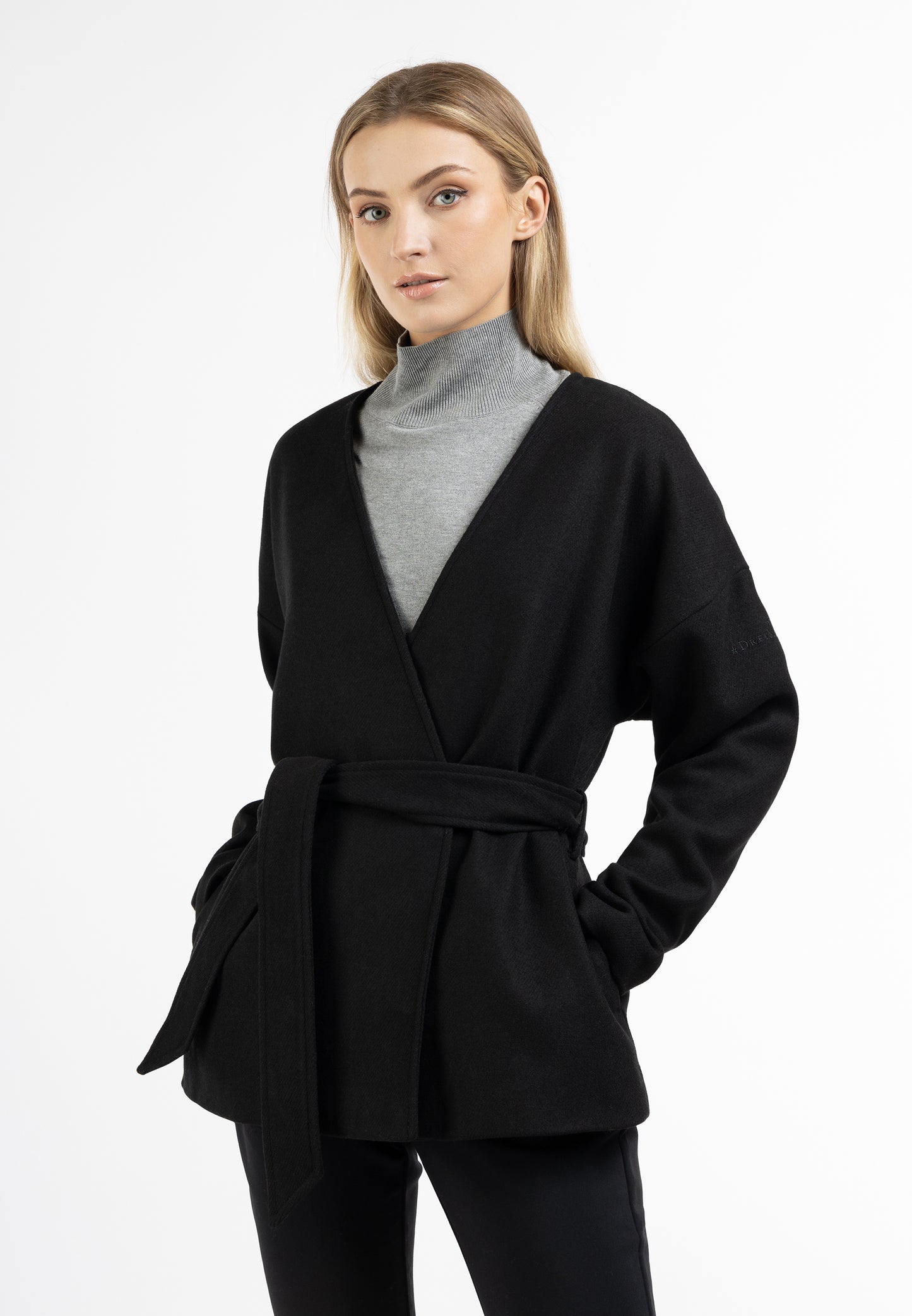DreiMaster Klassik women's transitional jacket made from a wool blend