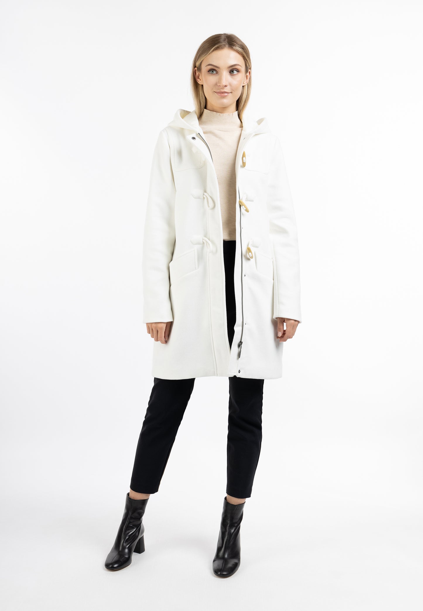 DreiMaster Klassik women's wool blend duffle coat