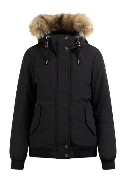 DreiMaster Vintage women's winter blouson with faux fur trim