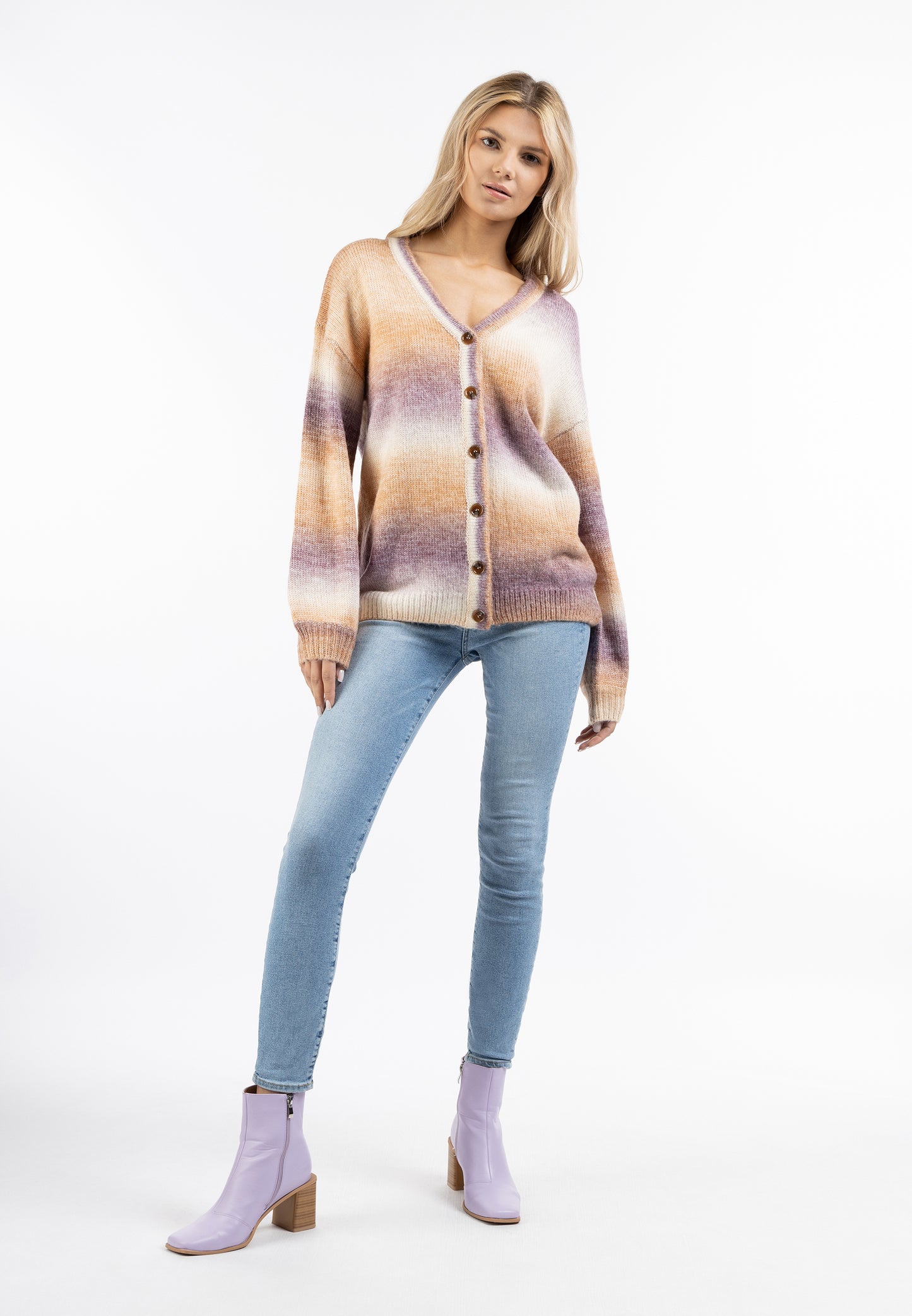 usha women's cardigan with button