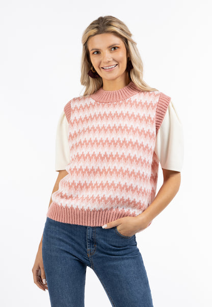 usha FESTIVAL women's knit sweater vest