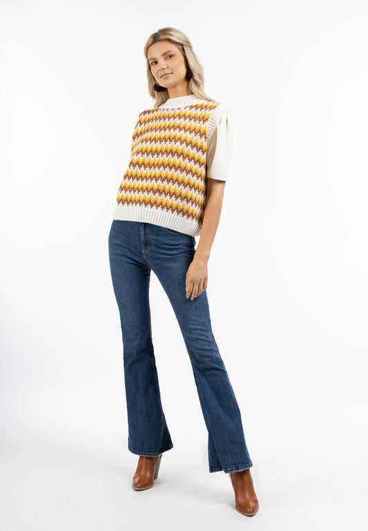 usha FESTIVAL women's knit sweater vest