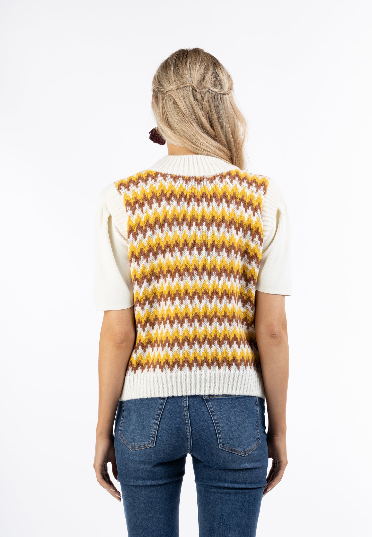 usha FESTIVAL women's knit sweater vest