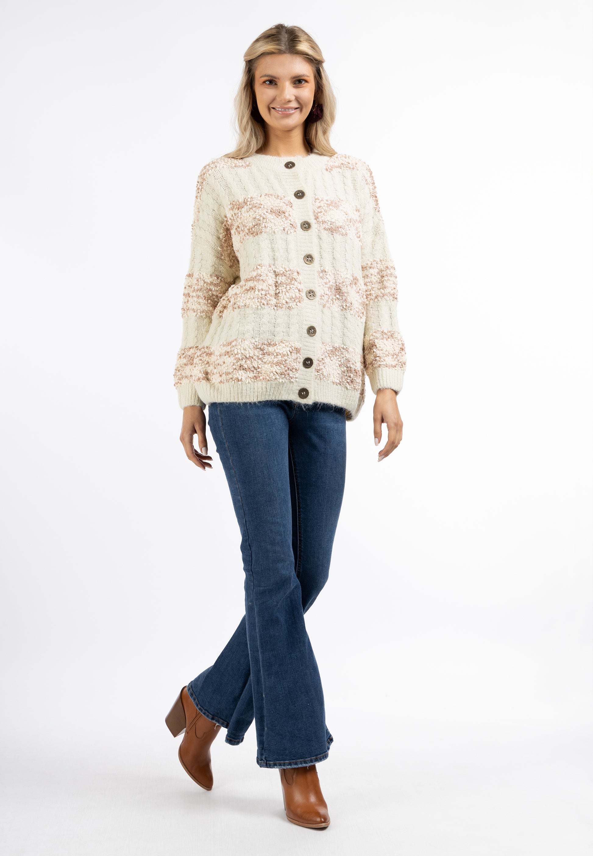 usha FESTIVAL women's cardigan with button