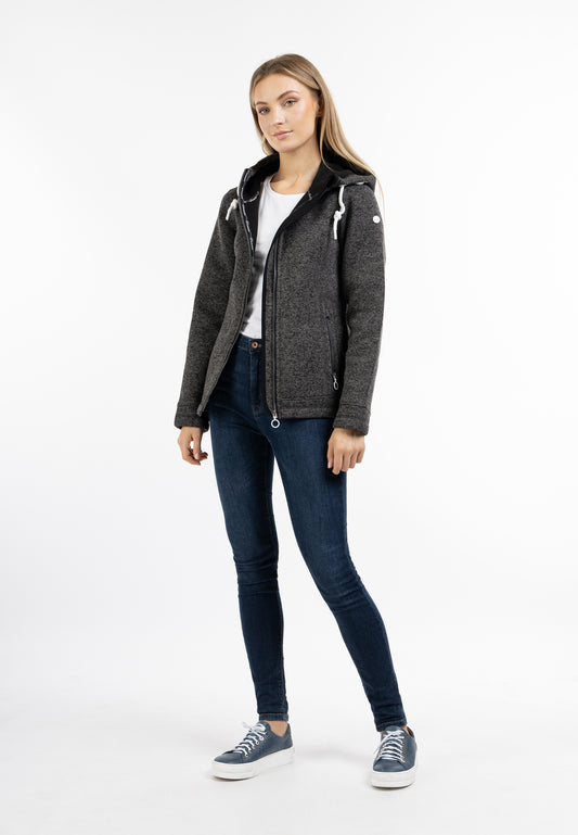 DreiMaster Maritim women's knitted fleece jacket