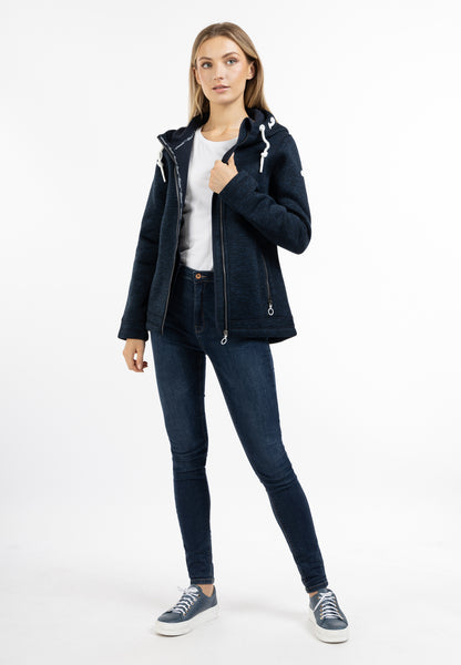 DreiMaster Maritim women's knitted fleece jacket