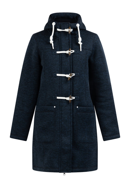 DreiMaster Maritim women's knitted fleece duffle coat