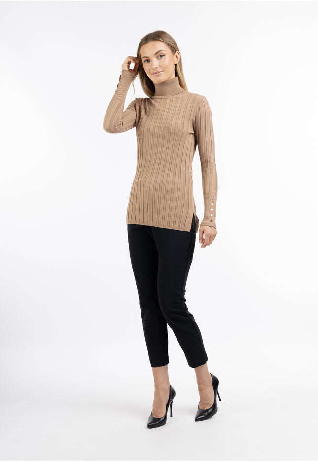 DreiMaster Klassik Women's Knit Turtleneck Sweater