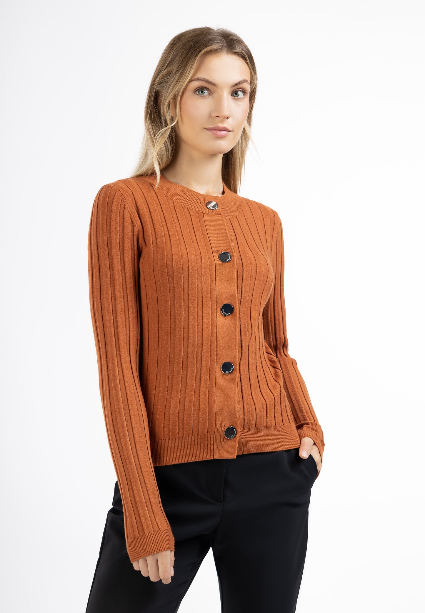 DreiMaster Klassik women's cardigan with Buttons
