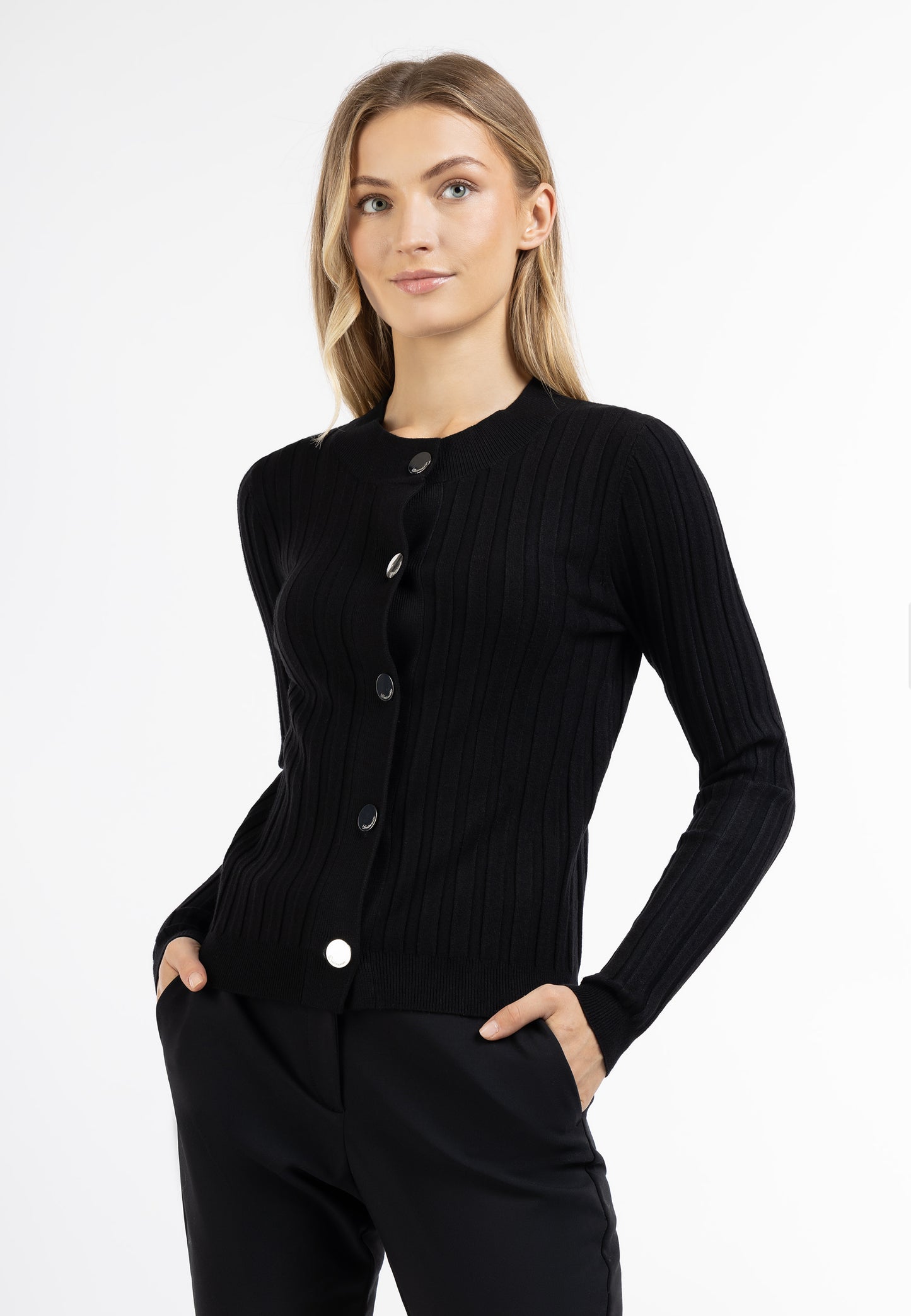DreiMaster Klassik women's cardigan with Buttons