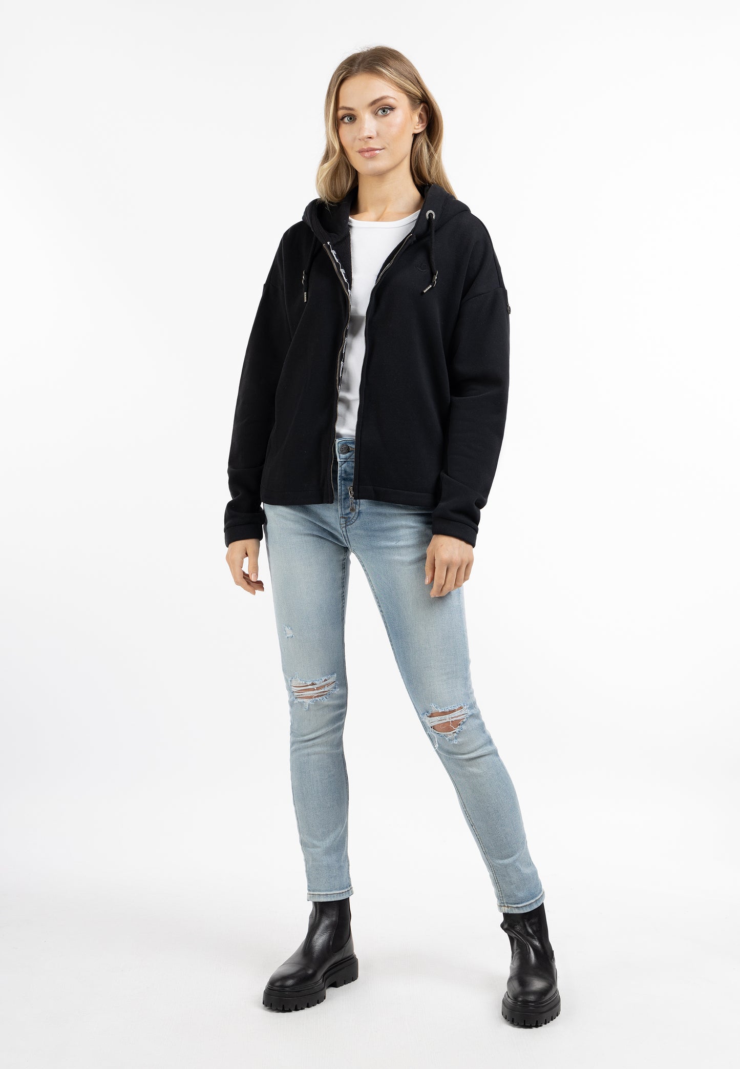 DreiMaster Vintage women's oversize sweat jacket