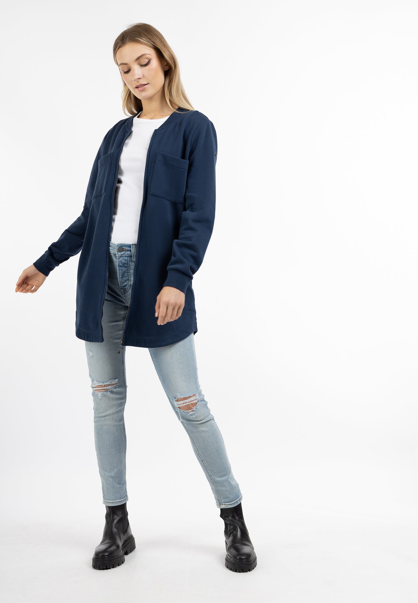 DreiMaster Vintage women's long sweat jacket