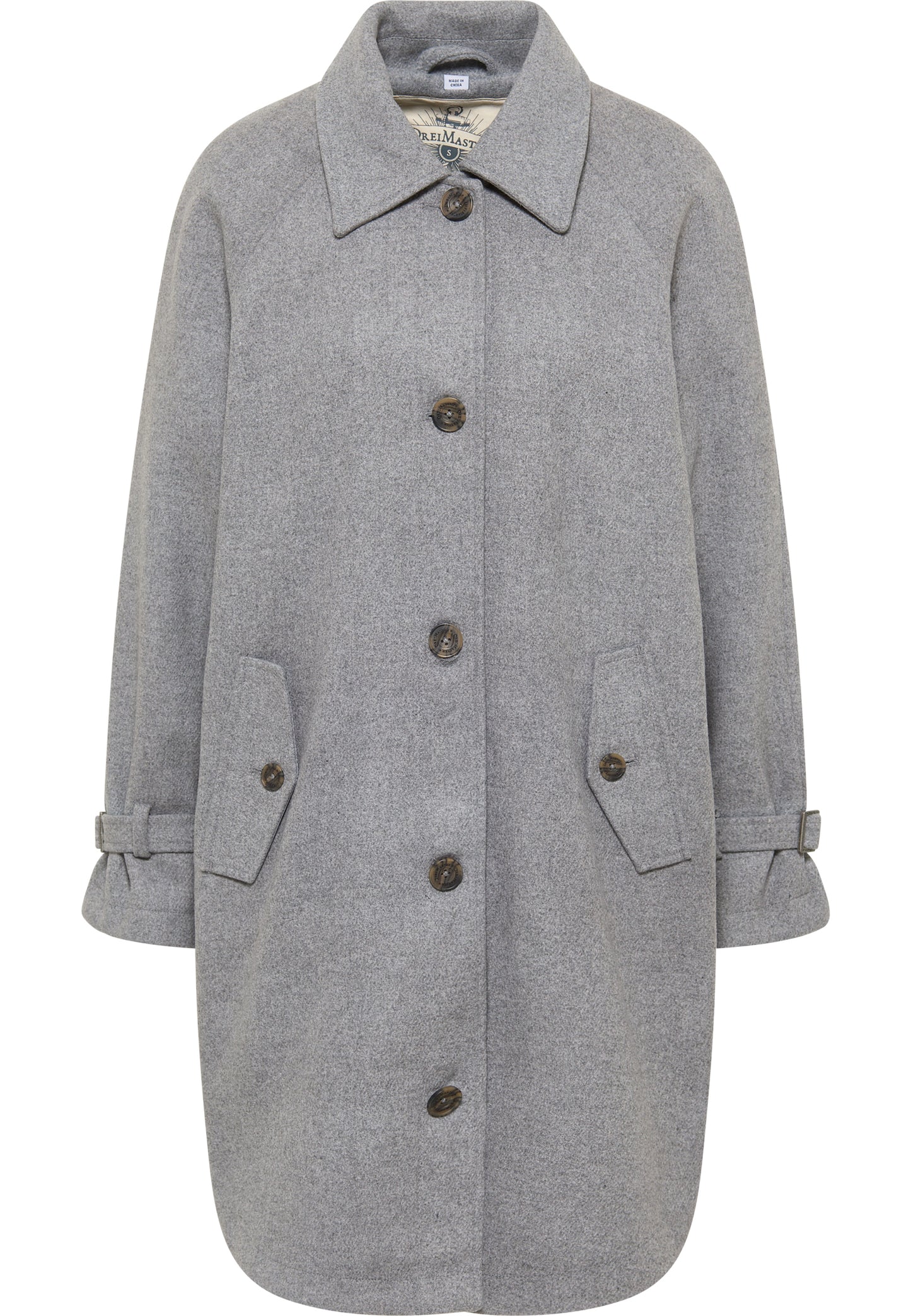 DreiMaster Vintage women's transitional coat made of wool blend