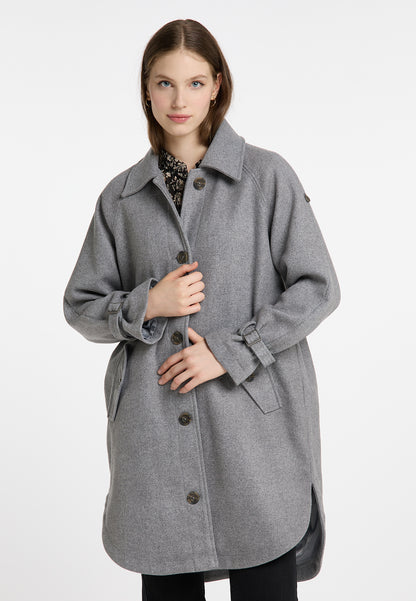DreiMaster Vintage women's transitional coat made of wool blend