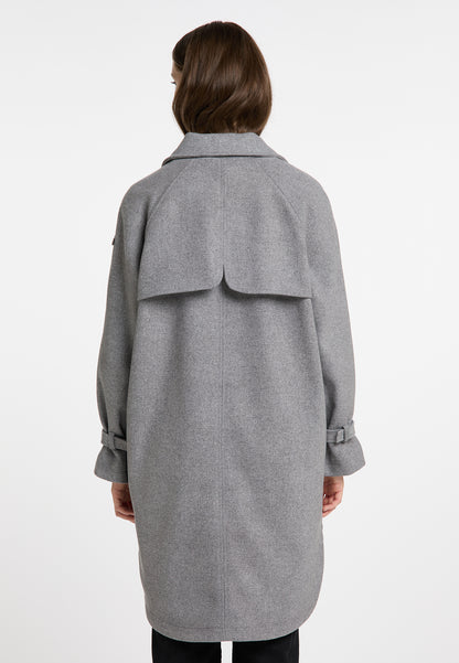 DreiMaster Vintage women's transitional coat made of wool blend