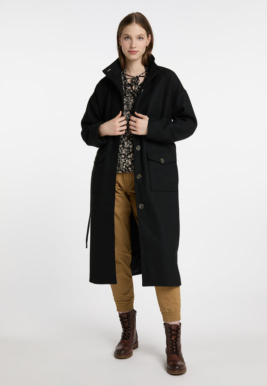 DreiMaster Vintage women's transitional coat made of wool blend