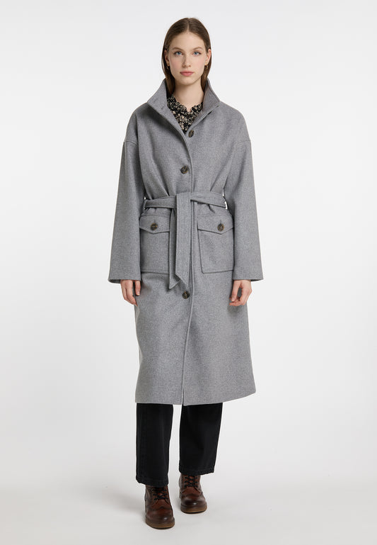 DreiMaster Vintage women's transitional coat made of wool blend