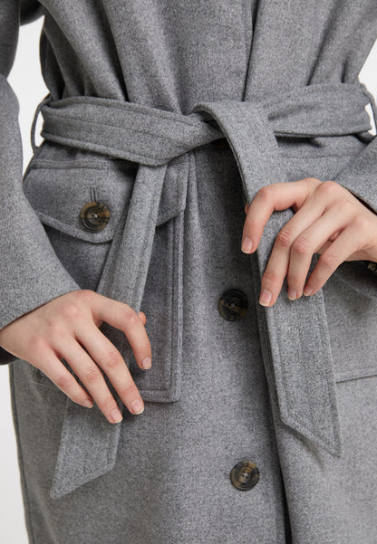 DreiMaster Vintage women's transitional coat made of wool blend