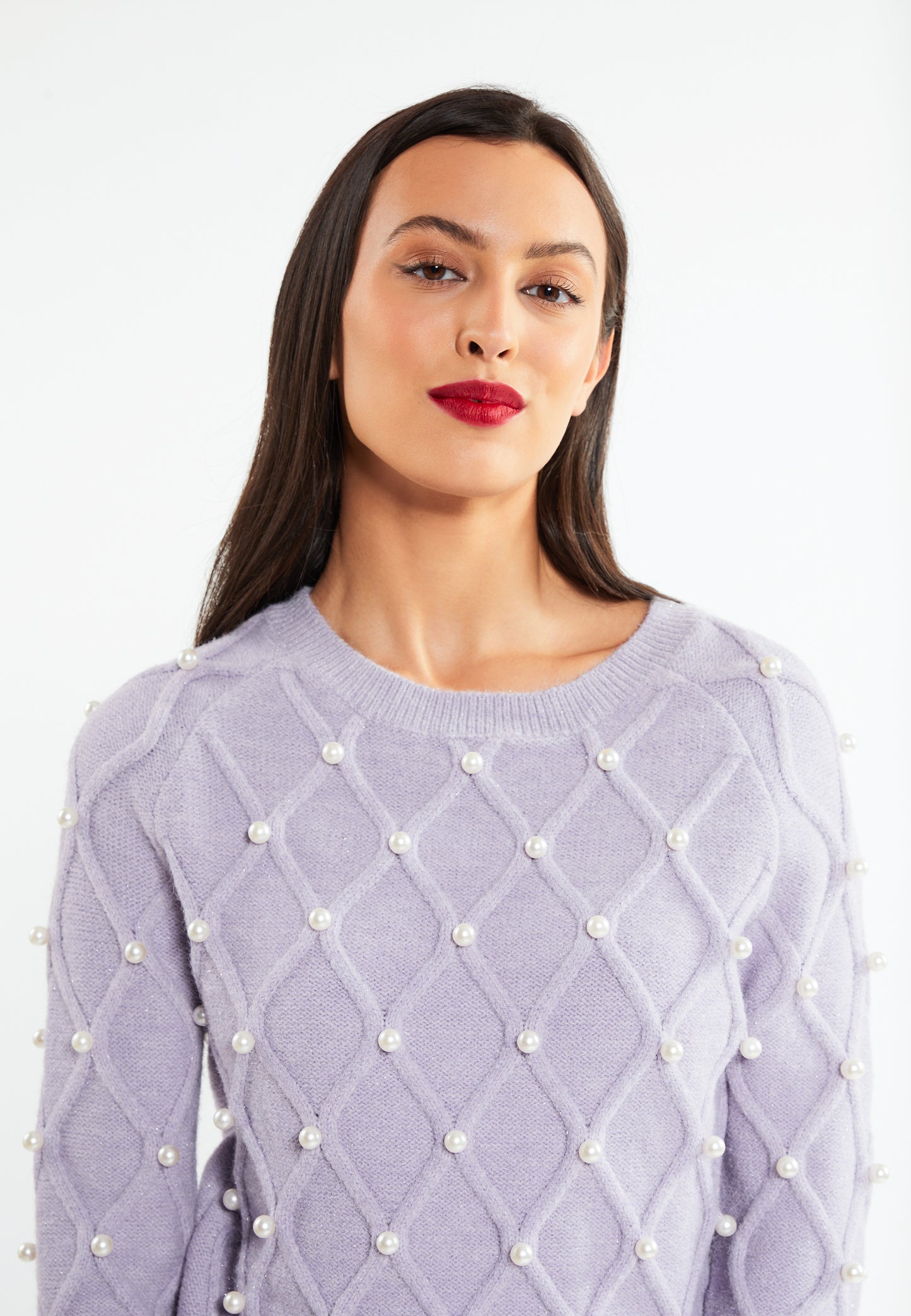 faina damski sweter dzianinowy