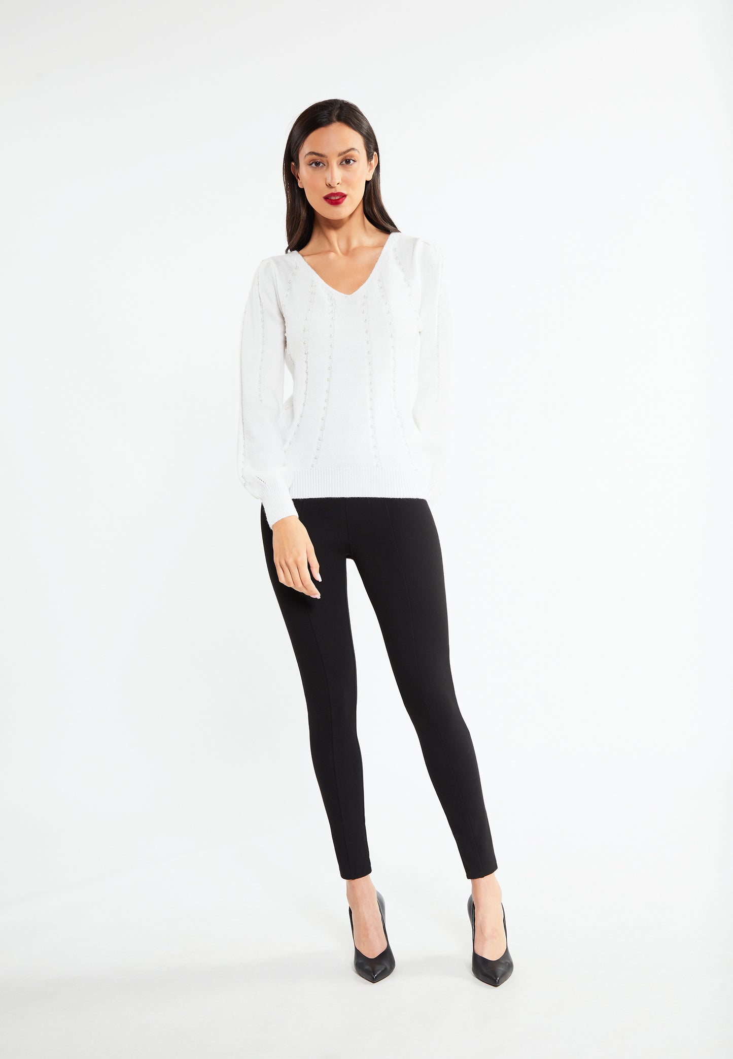 faina damski sweter dzianinowy
