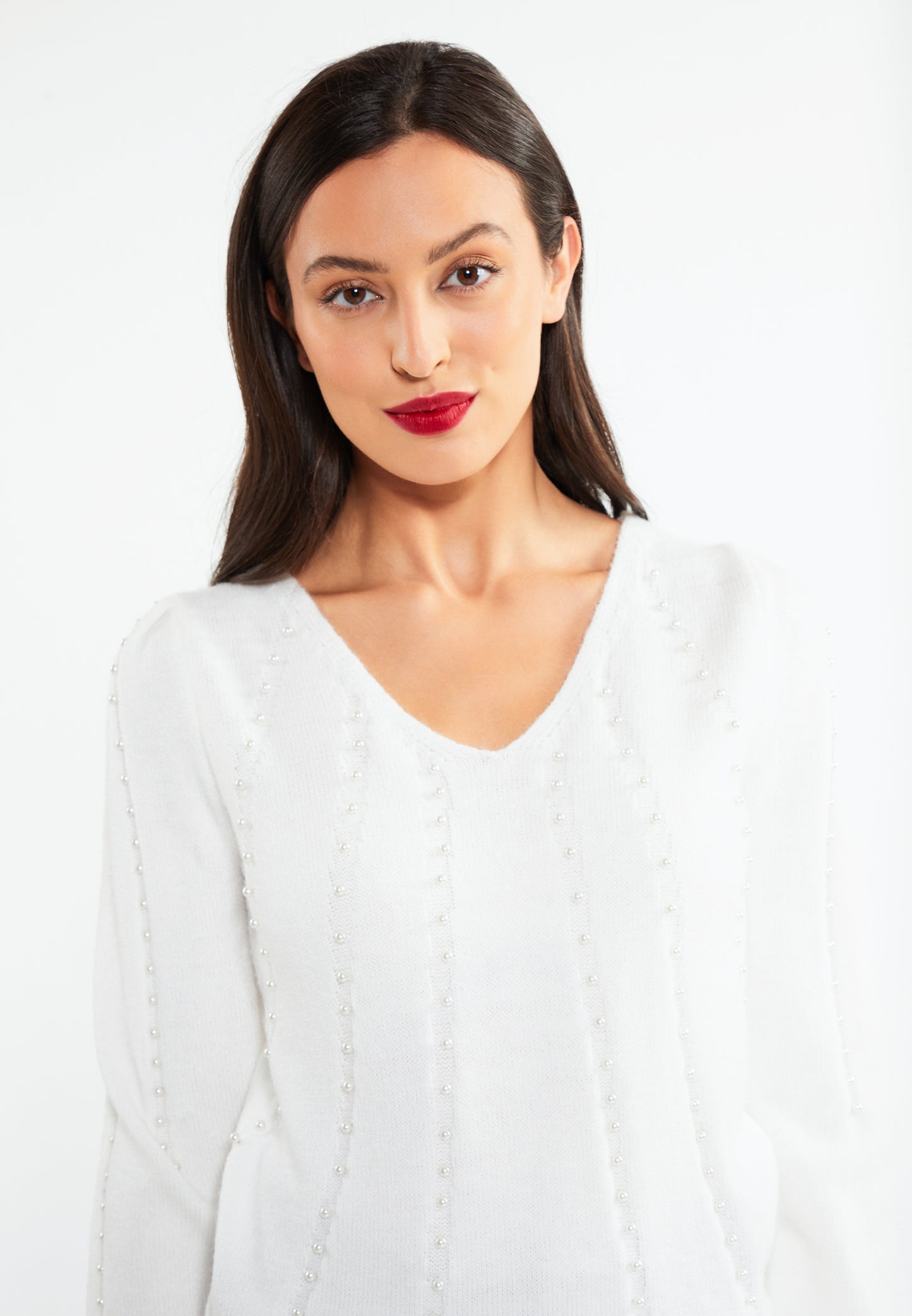 faina damski sweter dzianinowy