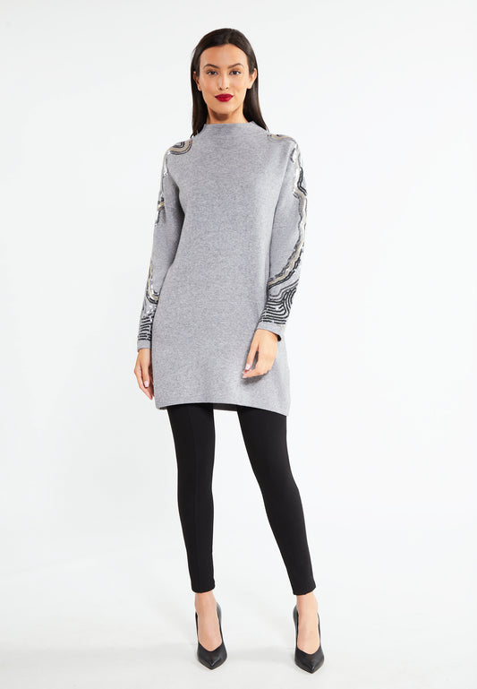 faina women's long sweater