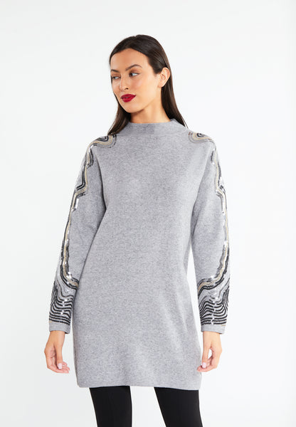 faina women's long sweater
