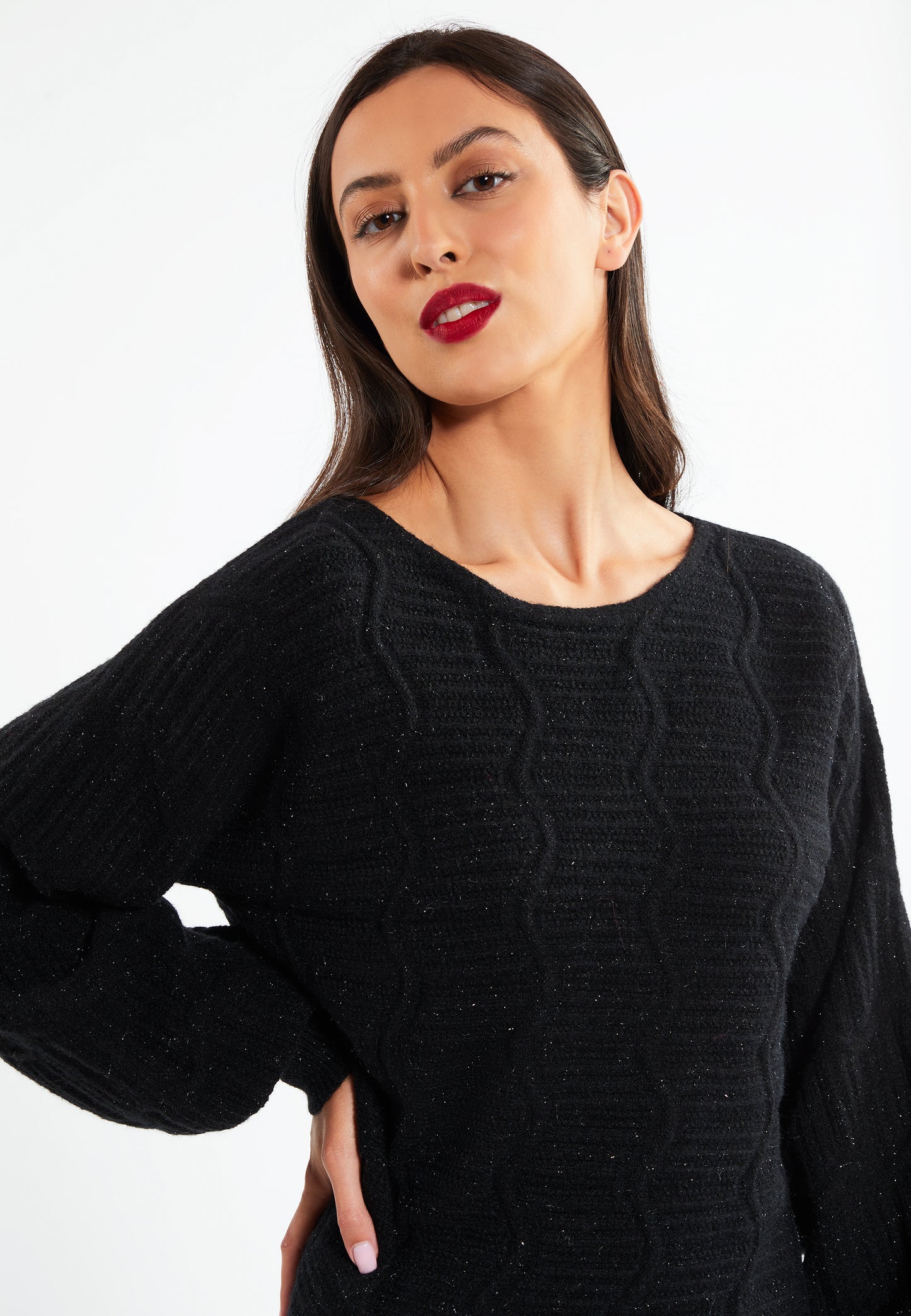 faina damski sweter dzianinowy