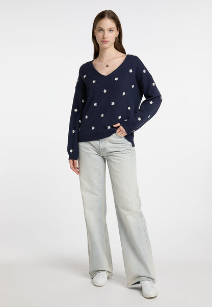 DreiMaster Vintage damski sweter dzianinowy