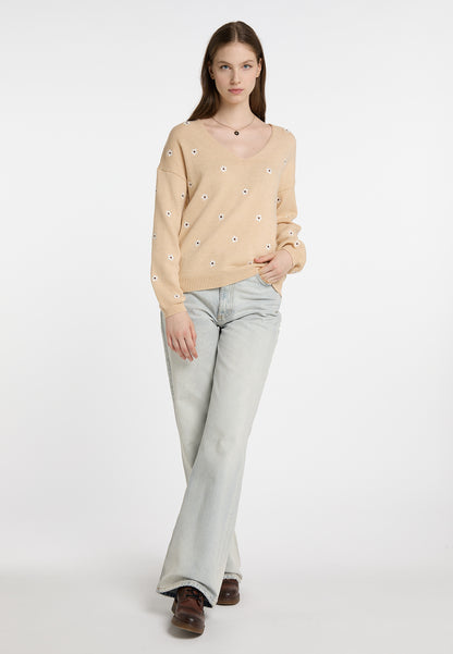 DreiMaster Vintage damski sweter dzianinowy