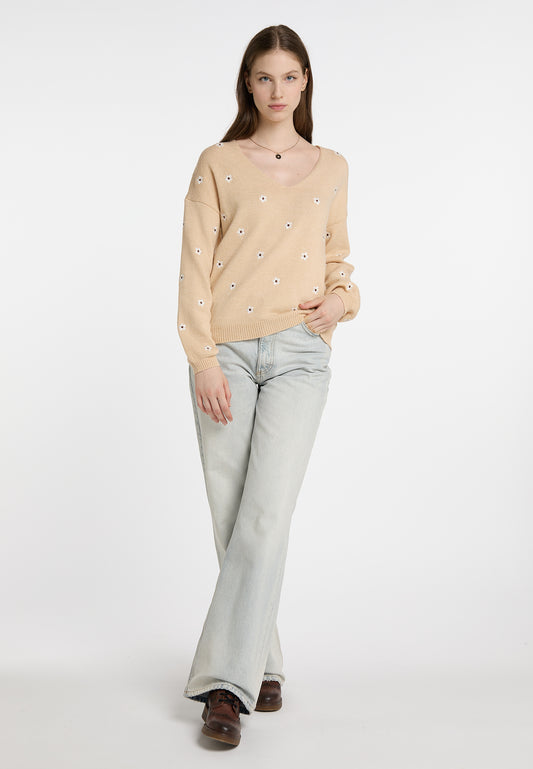 DreiMaster Vintage damski sweter dzianinowy