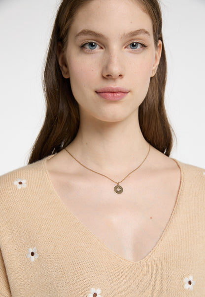 DreiMaster Vintage damski sweter dzianinowy