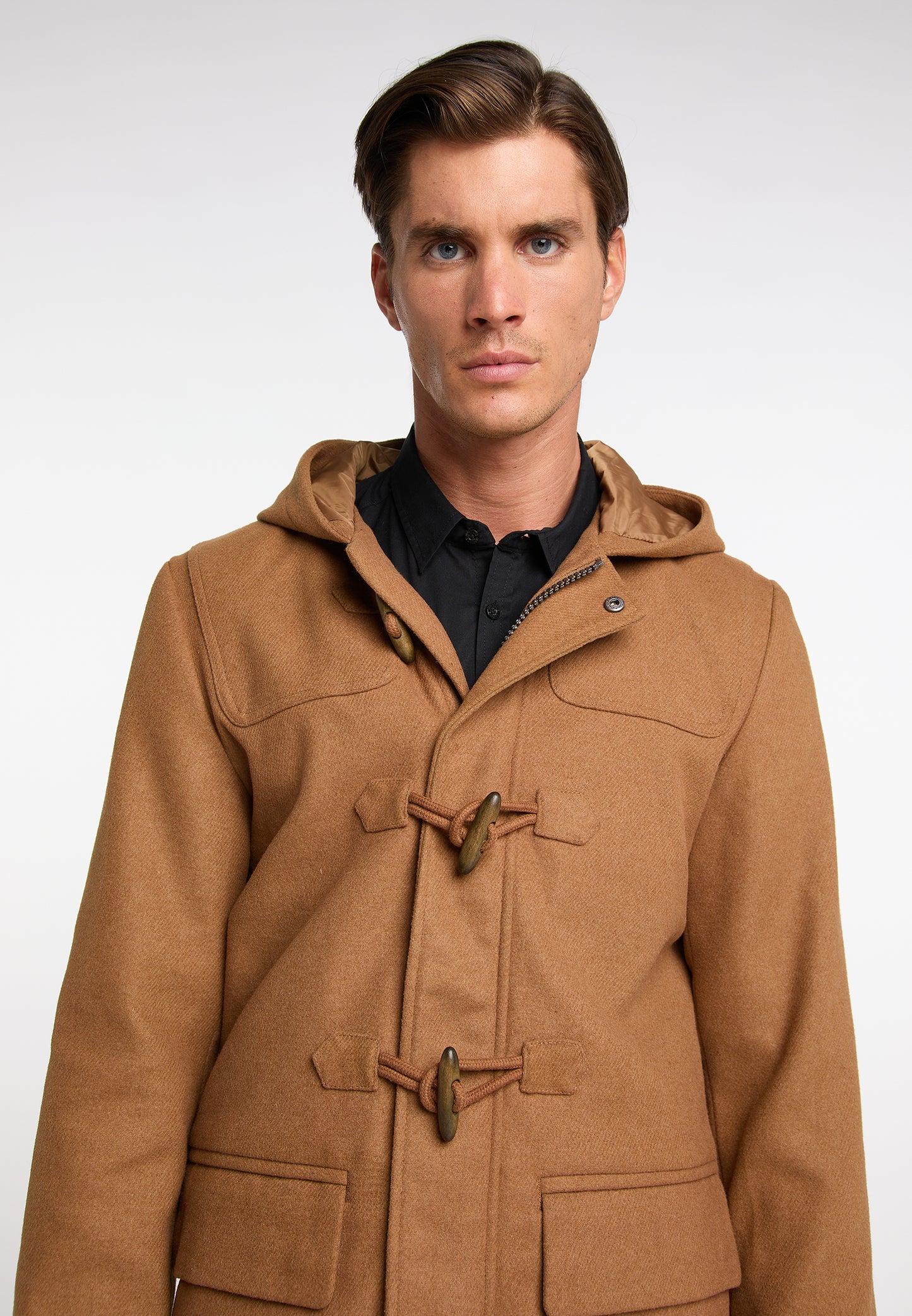 DreiMaster Klassik men's transitional coat made of wool blend