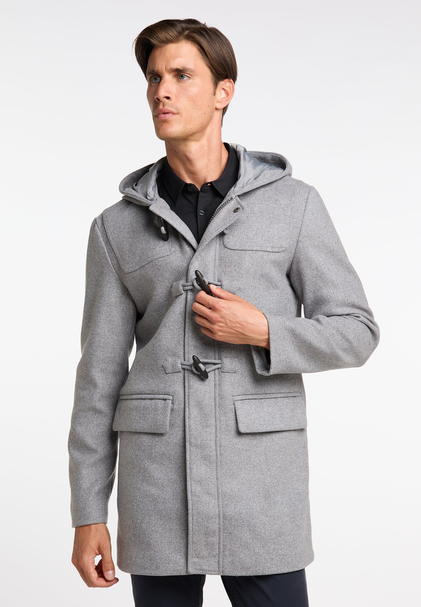 DreiMaster Klassik men's transitional coat made of wool blend