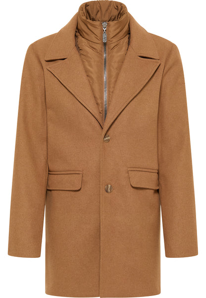 DreiMaster Klassik men's transitional coat made of wool blend