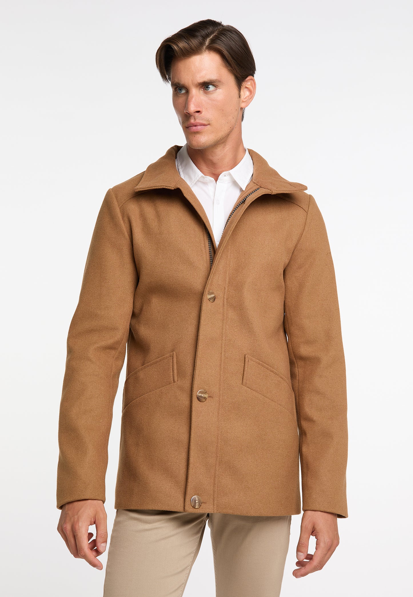 DreiMaster Klassik men's transitional jacket made from a wool blend