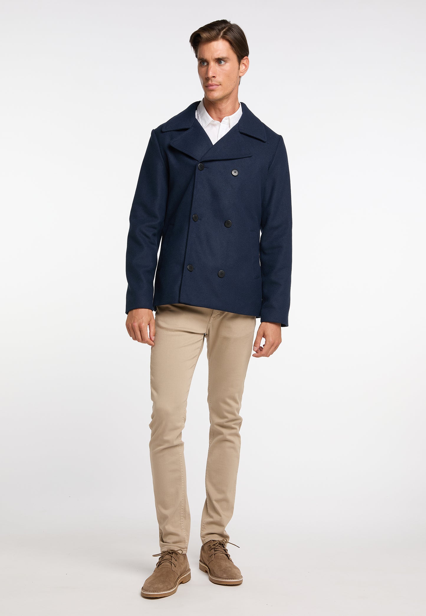 DreiMaster Klassik men's transitional jacket made from a wool blend