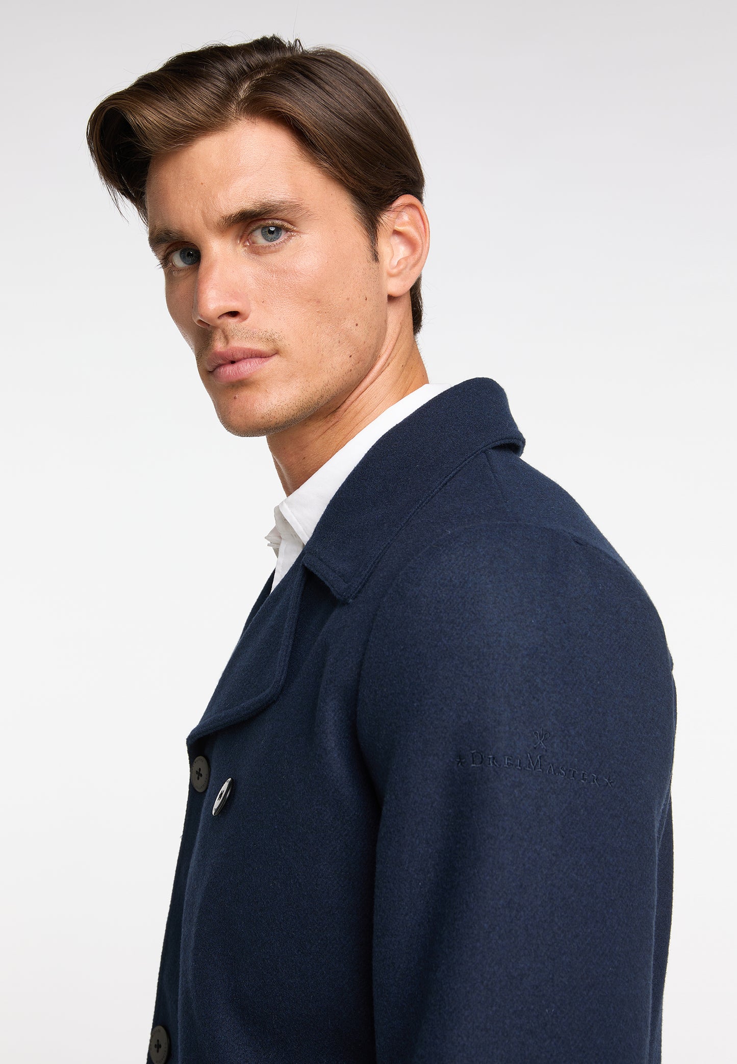 DreiMaster Klassik men's transitional jacket made from a wool blend