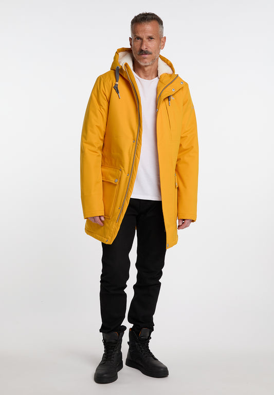 Schmuddelwedda men's winter parka made from recycled polyester