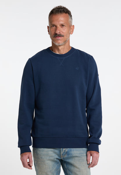 DreiMaster Vintage men's oversized sweatshirt with crew neck