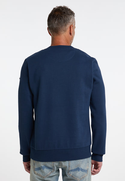 DreiMaster Vintage men's oversized sweatshirt with crew neck