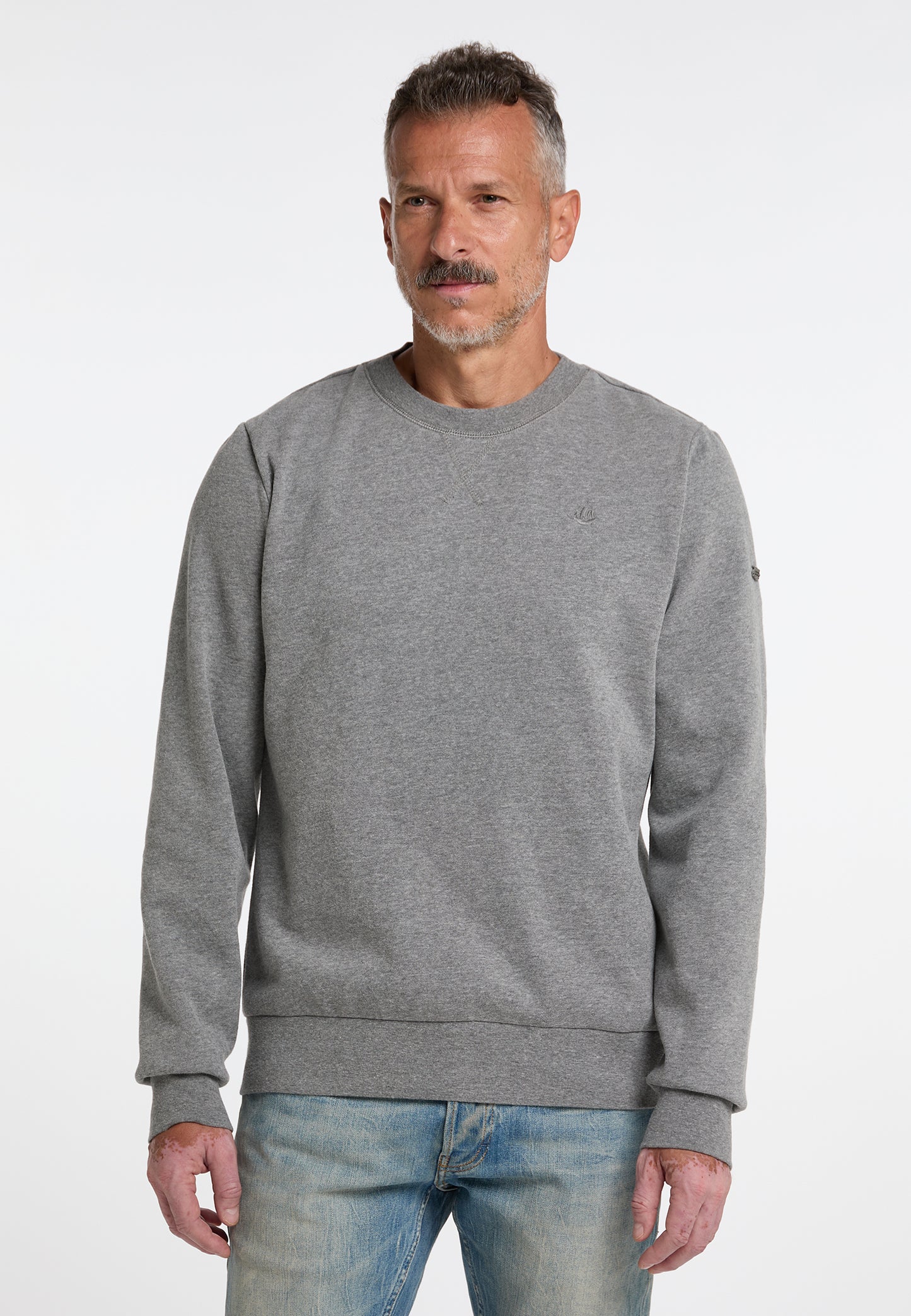 DreiMaster Vintage men's oversized sweatshirt with crew neck