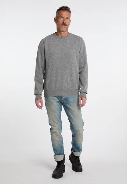 DreiMaster Vintage men's oversized sweatshirt with crew neck