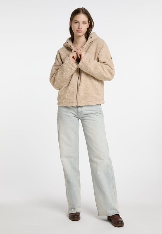 DreiMaster Vintage women's transition jacket made of teddy