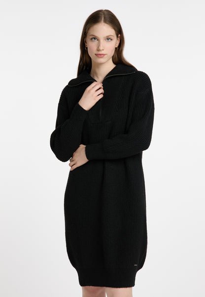 DreiMaster Vintage women's knit long sleeve midi dress