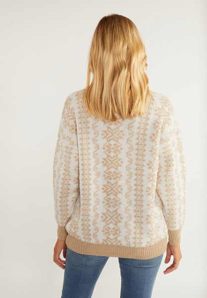usha BLUE LABEL damski sweter z dzianiny