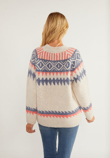 usha BLUE LABEL damski sweter z dzianiny