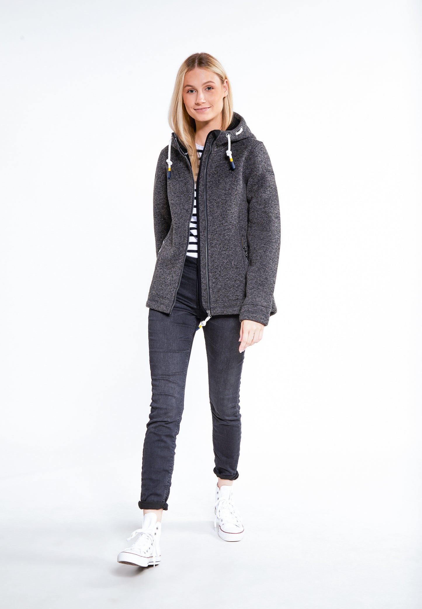 Schmuddelwedda women's knitted fleece jacket
