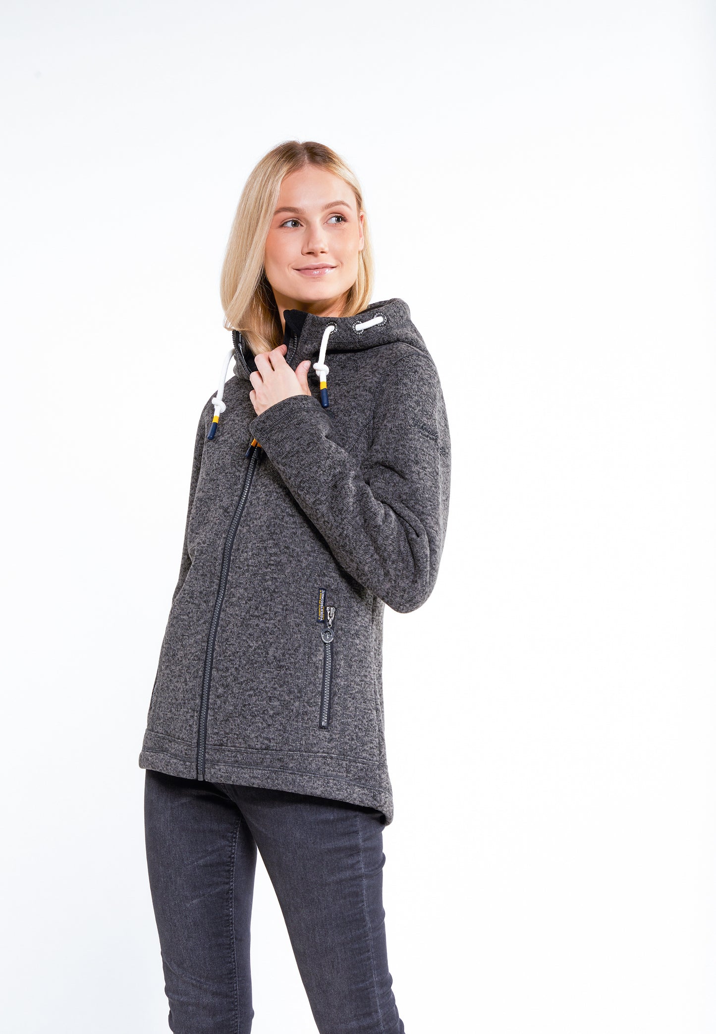 Schmuddelwedda women's knitted fleece jacket