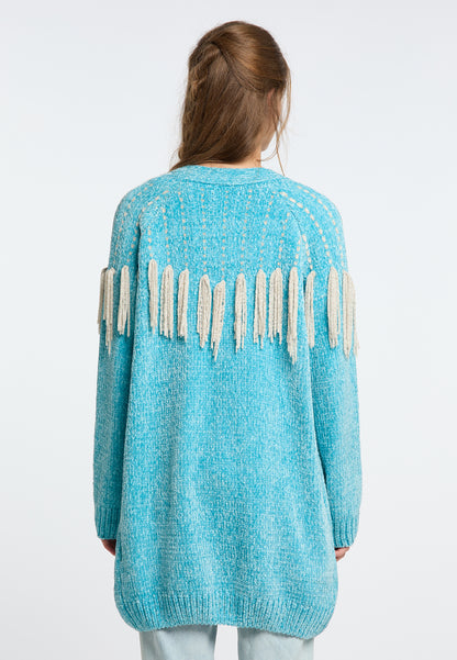 IZIA women's chenille cardigan